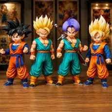 Action Figure Goten E Trunks Super Sayajin 18-20Cm Dragon Ball Z Banpresto