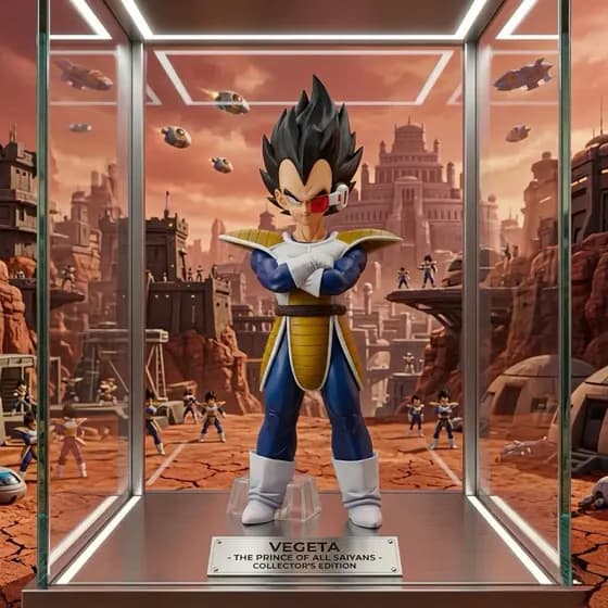 Vegeta Action Figure Saga Sayajin Dragon Ball Z 25Cm Entrega Imediata