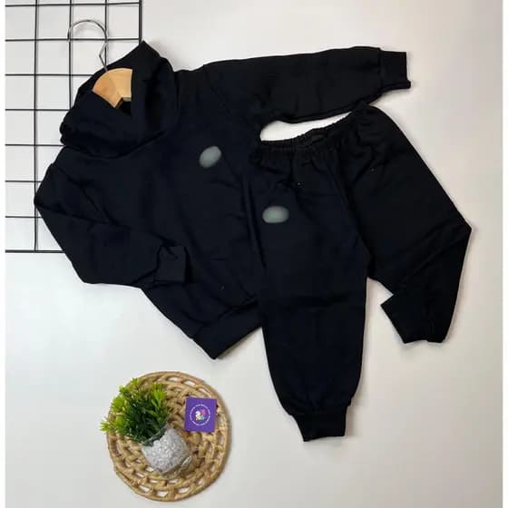 Moletom Infantil Flanelado com Capuz Bordado Premium Quentinho 6 Meses ao 2 Anos