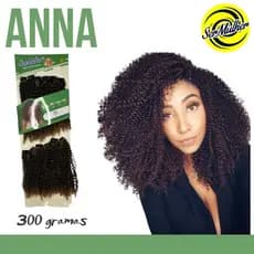 Cabelo orgânico Cacheado Anna Ser mulher Entrelace 60 cm , cabelo para entrelace Cacheado.
