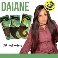 Daiane fibra Orgânica 320 gramas (ser mulher fibras) , cabelo orgânico modelo Daiane.