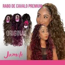 RABO DE CAVALO OCEAN WAVE/ JAMILE SER MULHER ONDULADO 177 GRAMAS 70 CENTIMETROS