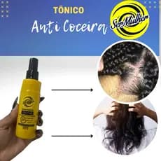 Tônico Anticoceira (ser mulher fibras), Tônico para Tranças Box Braids , Tônico para trança Raiz.