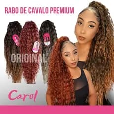 RABO DE CAVALO MODELO BRAZILIAN WAVE/CAROL 70 CENTIMETROS SER MULHER FIBRAS