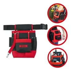 Bolsa Para ferramentas com cinto  Eletricista Marceneiro Pedreiro 7 Bolsos MTX