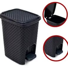 lixeira para banheiro com pedal modelo ratan, lixeira para escritório, lixeira para cozinha