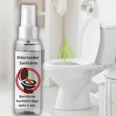 Odorizador Sanitário 60ml | Bloqueador para Banheiro | Perfume para Ambiente