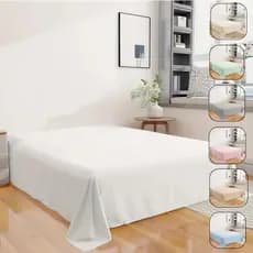 Lençol Solteiro Sem Elástico 100% Algodão Lencol Avulso de Cobrir Forro de Cama Virol 400 Fios