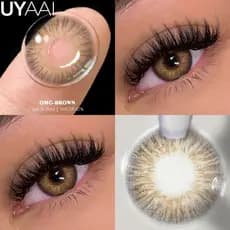 Uyaai 14mm Lentes De Círculos Coloridas Naturais 0 Potência ICE