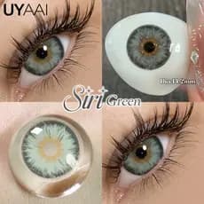 UYAAI Nova Chegada Exclusivo Pattaya Lente De Contato Colorida Azul Lentes Macia
