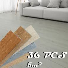 36pcs Piso Vinílico Autocolante Régua Madeira Modelo Adesivo HAAS365