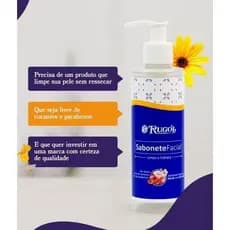 SABONETE LÍQUIDO FACIAL RUGÓL 195ML - ORIGINAL