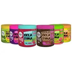 Gelatinas Salon Line Chocolate, Morango, Maracujá, Melão, Melancia e Uva (escolha a sua)