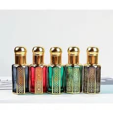 Frasco de Vidro Rollon Idn Premium 3ML para perfume e óleo essencias C/5 unidades