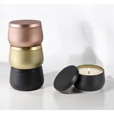 10 Frascos De Metal 120g Para Velas Artesanais Aromáticas em Latas