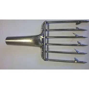 Fisga inox 06 farpas 10x10cm  ARTEINOXX