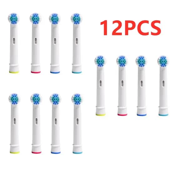 Refil PREMIUM para escovas elétricas oral-b kit com 12 pcs