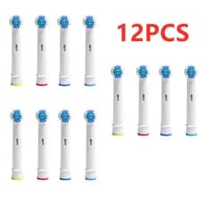 Refil PREMIUM para escovas elétricas oral-b kit com 12 pcs