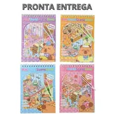 Livro cartela de adesivos 3d com até 17 cenários diferentes mais pinça presente dia das crianças