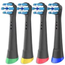 Refil genérico compatível com escova elétrica oral b series iO2/3/4/5/6/7/8/9/10 kit com 4 unidades