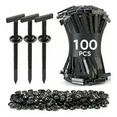 Kit 100 Fivela De Fita Plástica Universal Nylon Abraçadeiras cinta automotiva