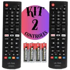 KIT 2 Controle Remoto Compatível Para Smart Tv lg