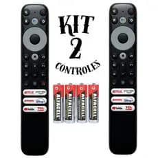 Controle Remoto Para Tv Tcl Smart 4k Tecla Netflix Youtube Rc902v