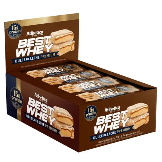 Best Whey Bar 15g Dulce De Leche Premium - Atlhetica