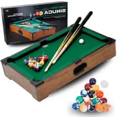 Mini Sinuca Jogos de Mesa Portatil Aveludado Divertido