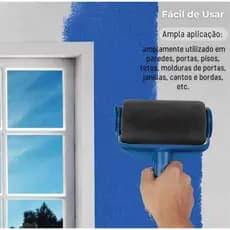 Rolo De Pintura Com Reservatório Casa Parede Sem Sujeira