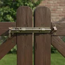 Trava Trinco De Mola Porta Ferro Galvanizada Soldável 25cm Dourado