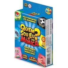 Jogo De Cartas Quem Sou Eu Mímica 2em1 150ct
