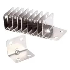 KIT SUPORTES DE  CANTO PARA JUNTAS DE  PERFIL FIXADORES DE  ÂNGULO 22 X 22 X 30mm