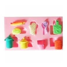 Molde de silicone - ítens/utensílios de cozinha (cód.17). Chá de panela.