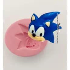 Molde de silicone - Sonic 3,0cm.