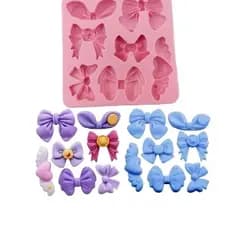 Molde de silicone - laços 7 cavidades.