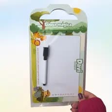 Lousa Mágica Personalizada com Nome - Lembrancinha Festa Infantil - Vários Temas - Lousa Safari