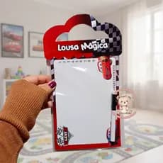Lousa Mágica Carros - Lembrancinha Relâmpago McQueen - Lousa Mágica 3 McQueen