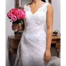 Vestido de Noiva Completo: Vestido + Véu