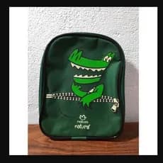 mochila natura naturé infantil  cor verde