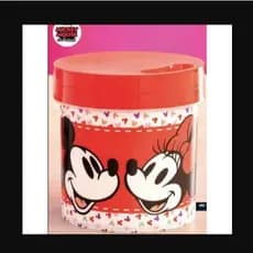 Pote Porta Mantimentos Disney (Mickey & Minnie) Açúcar Novo Plasútil 600 gramas. (1,2L)