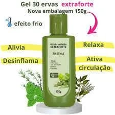 Gel Forte Para Massagem 30 Ervas Bom Médico Abelha Rainha