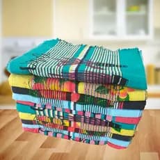 kit tapetes com 10 peças - cozinha, banheiro, área externa, cores variados PINTADO, jogo americano