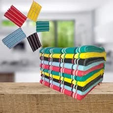 Tapete kit 10 peças - tear, 100% algodão cozinha, quarto, sala , jogo americano, banheiro cores lind