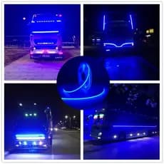 DC12V Fita LED 24V COB 320leds/m High Brightness Car Truck Lâmpada De Advertência Para Motocicleta (12 Cores Você Escolher)