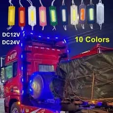 Módulo 6LED De 5/10/20 Peças 12V Ou 24V Luz Indicadora De Marcador Lateral De Caminhão Led COB À Prova D'água Para Decor