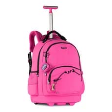 Mochila Carrinho Luluca Bolsa Escolar Feminina Premium