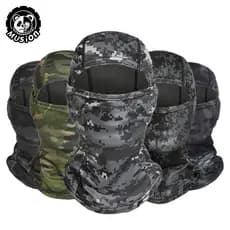Musion Balaclava Malha Respirável Proteção UV Da Motocicleta Máscara Facial Completa Impressa