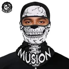 Musion Balaclava Capacete Máscara Facial Completa Impressão Moto Topeng Muka Rider Para Ciclismo E Motocicleta