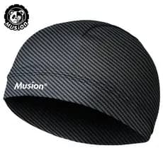 Musion Capacete de Motocicleta com Absorção de Suor - Design Autônomo, Elástico e Adaptável para Exterior